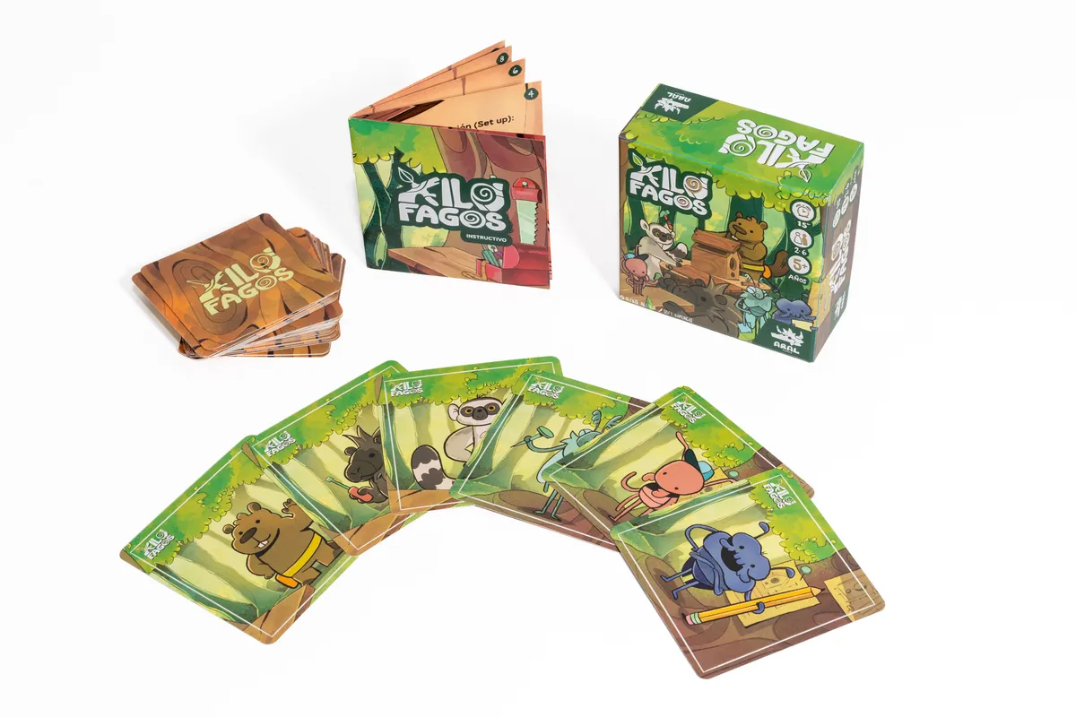 Caja y cartas de Xilófagos